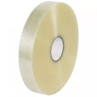 Clear Bopp Tape 1000m 500m Transparent Yellowish Tan Color Bopp Packing Adhesive Tape Rolls