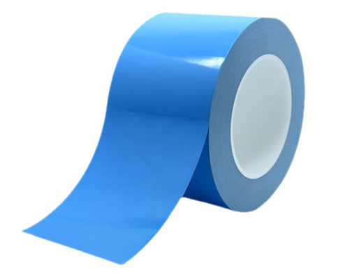 Blue PE Film Fiberglass Adhesive Tape Double Side Thermal Insulation