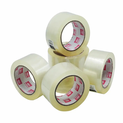 مسح 45mic 48mm 100y BOPP لاصق التعبئة الشريط لاستخدام ختم الكرتون
